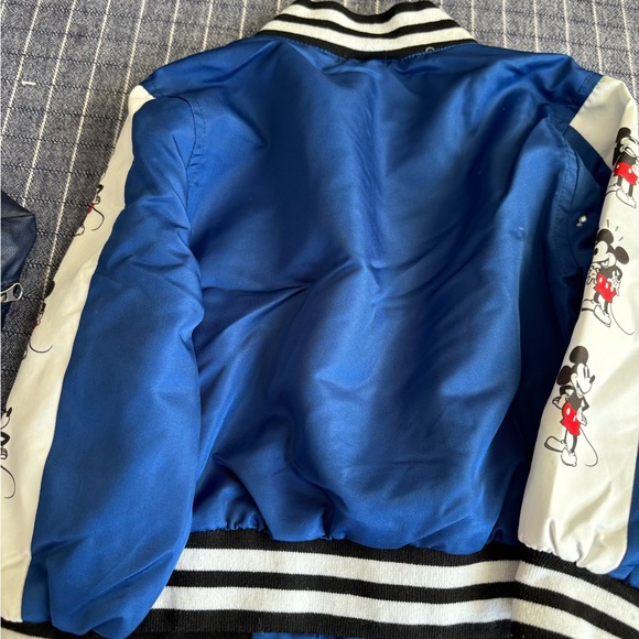 Official Disney Blue Mickey Mouse Puffer Jacket - Picture 3 of 3